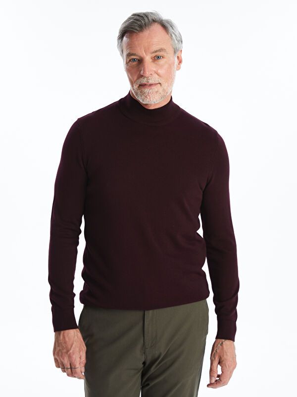 Moudda LC Waikiki - Pull en tricot Homme Bordeaux - Tunisie 2