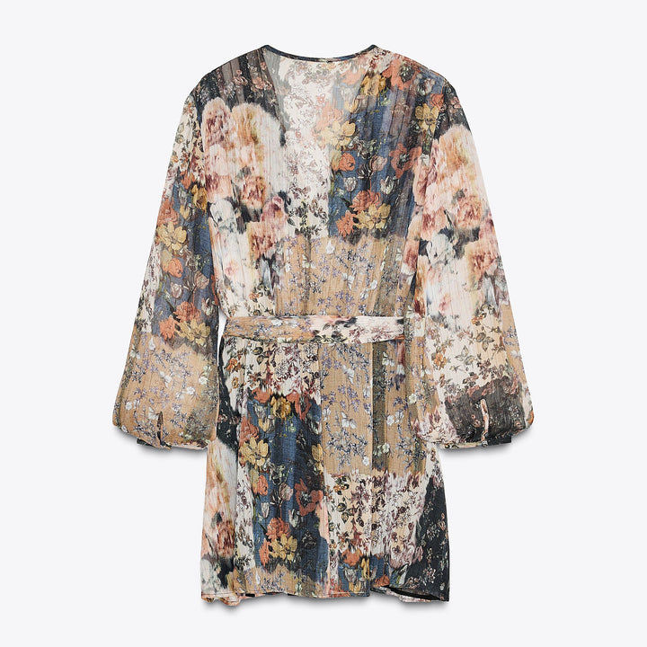 Moudda ZARA - Robe Mini - Patch Imprimé & Lurex - Tunisie 2