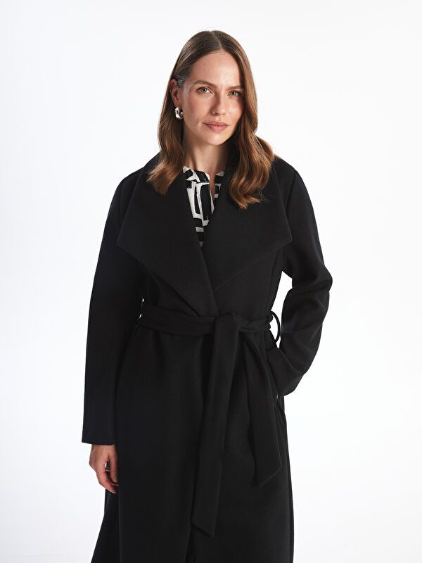 Moudda LC Waikiki - Manteau effet laine Femme Noir - Tunisie 2