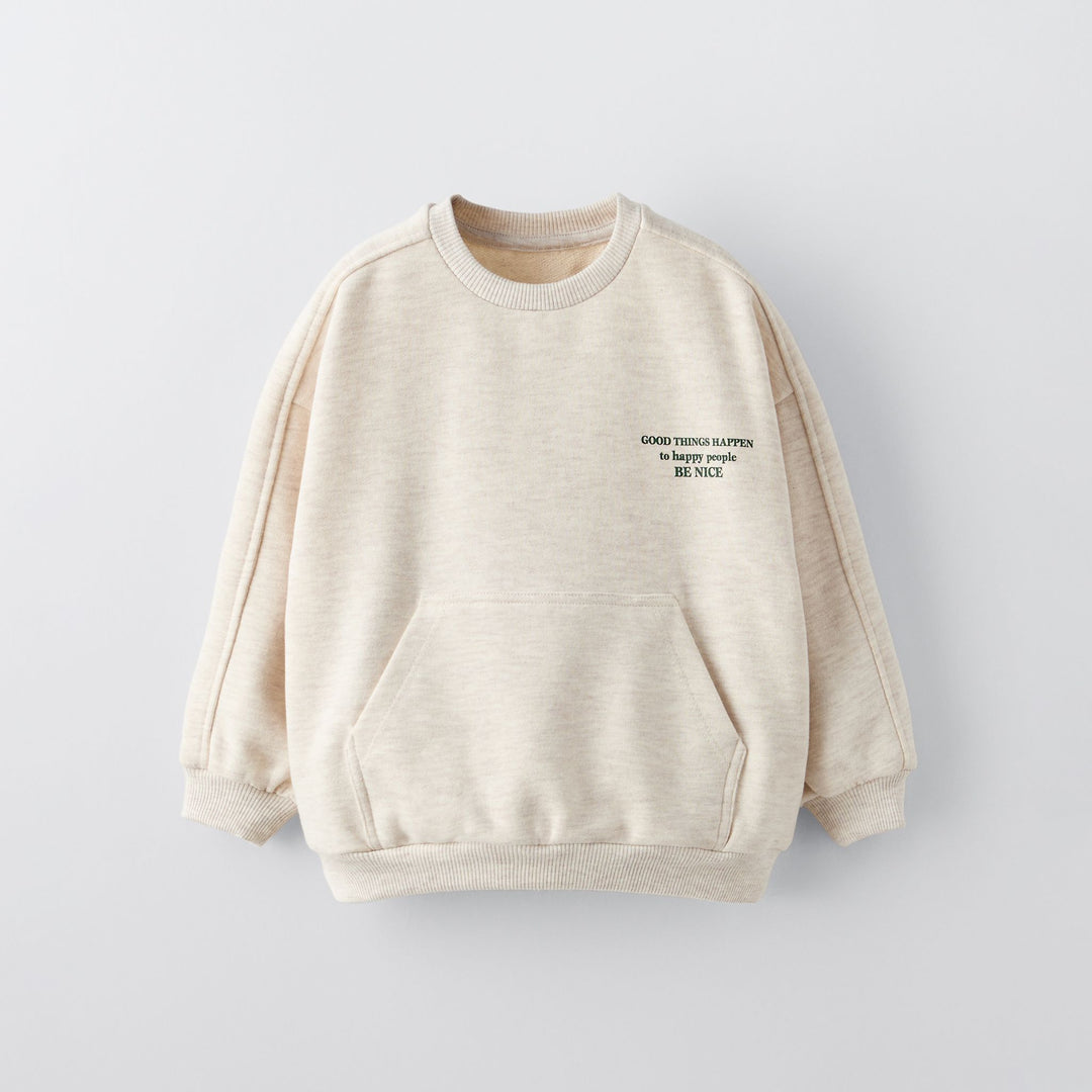 Moudda ZARA - Sweat enfant imprimé "Love", empiècement vigoureux - Tunisie 1