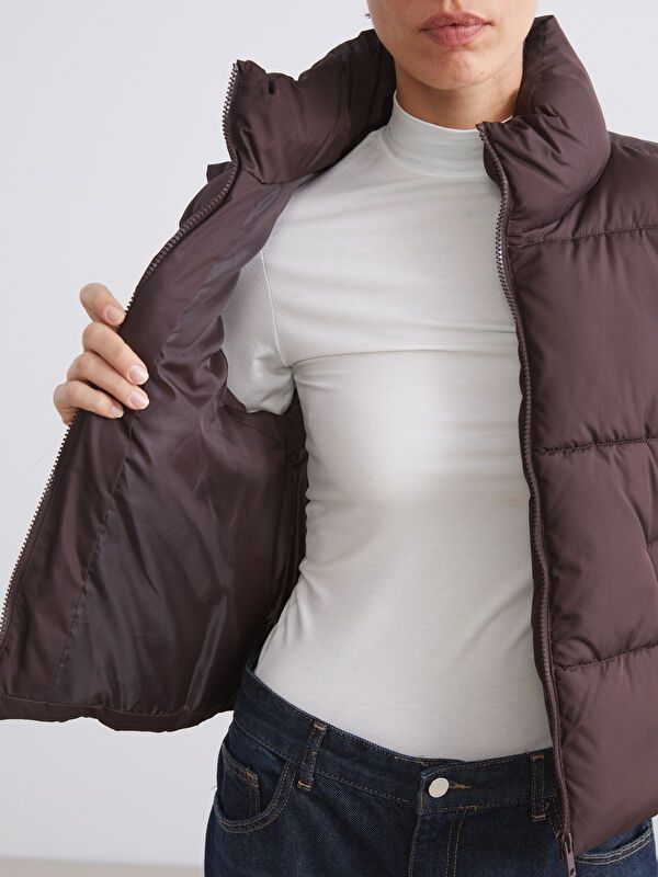 Moudda LC Waikiki - Veste sans manches Femme Brun - Tunisie 4