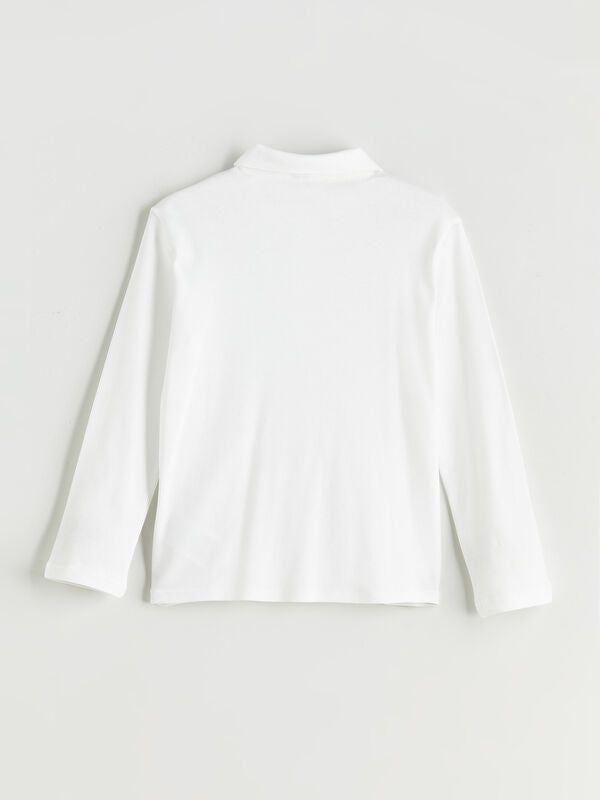 Moudda LC Waikiki - Body en jersey manches longues Fille Ecru - Tunisie 2