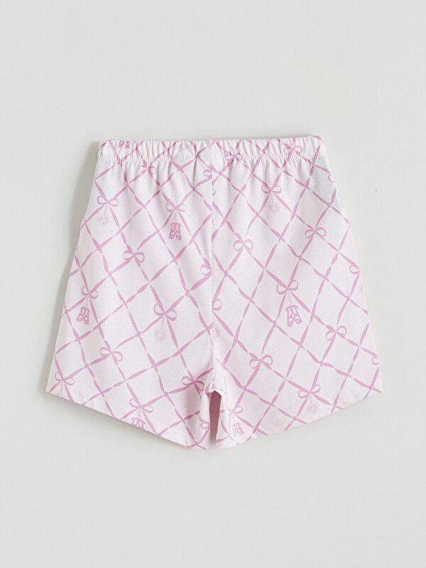 Moudda LC Waikiki - Short-Capri manches courtes pour Fille couleur Rose imprimé - Tunisie 7