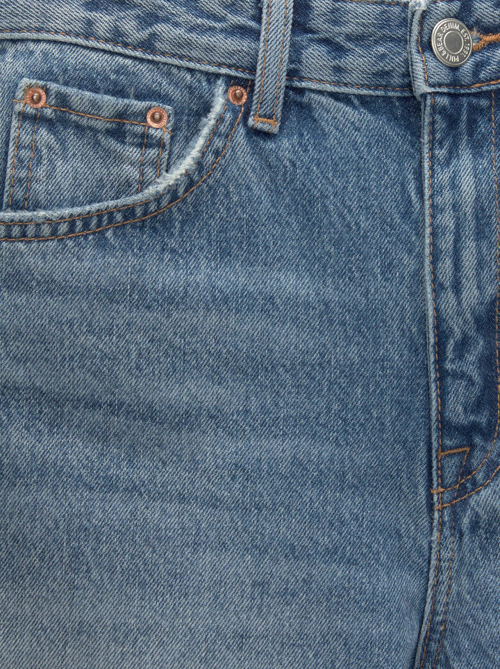 Moudda PULL & BEAR - Bermuda Denim Taille Haute Longue - Tunisie 3