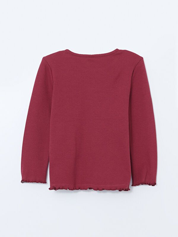 Moudda LC Waikiki - Body jersey basique manches longues Fille Rose terne - Tunisie 3