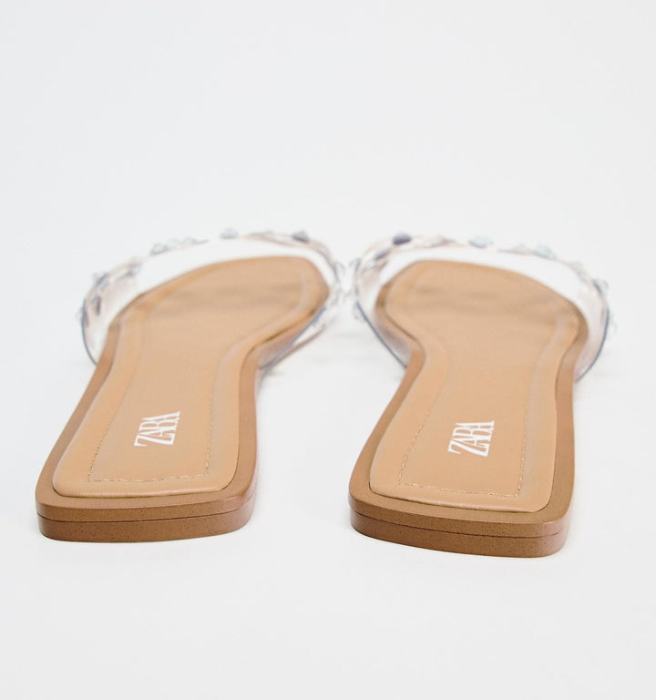 Moudda ZARA - Ballerines vinyle découpe brillants - Tunisie 4