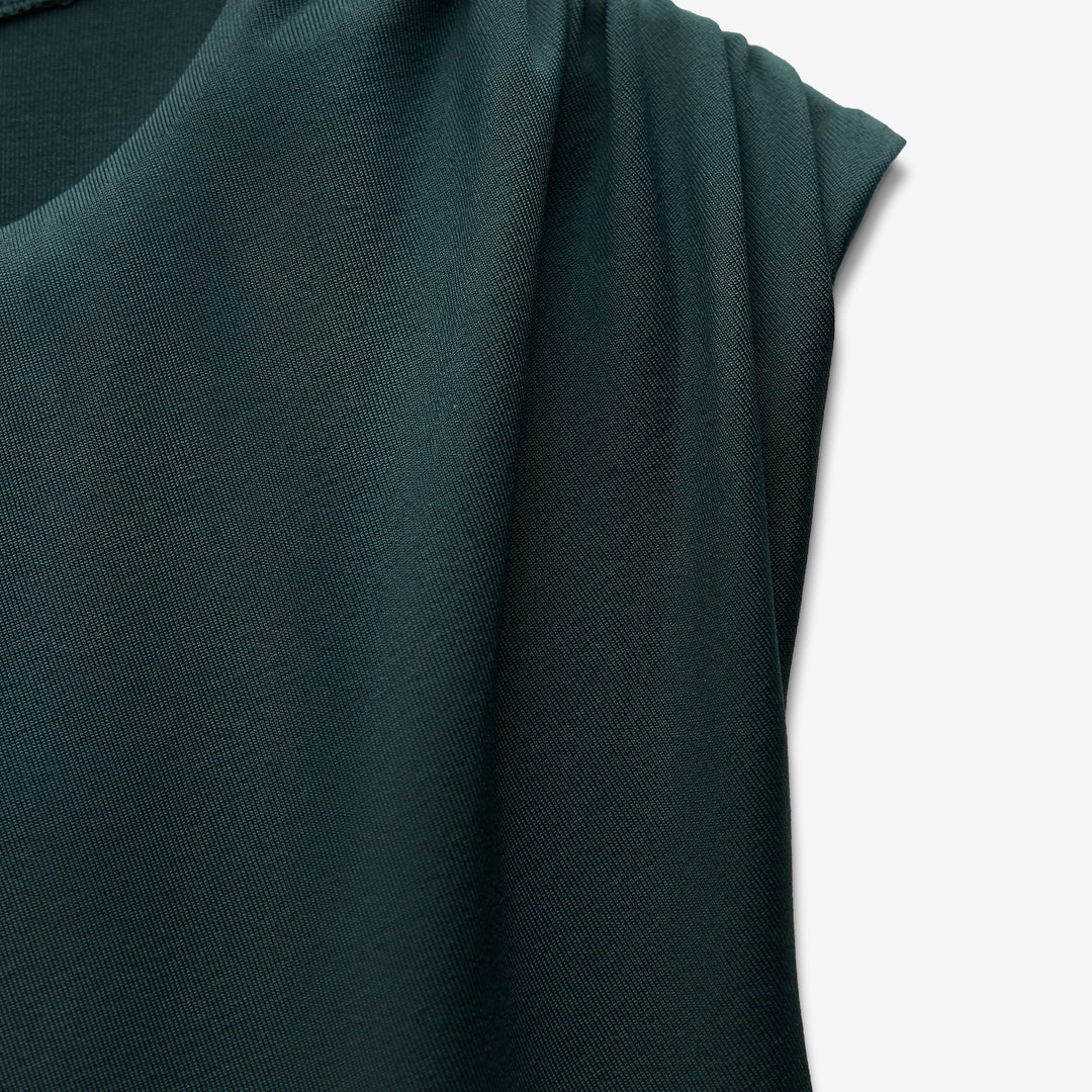 Moudda ZARA - Body Polyamide Sans Manches Froncé - Tunisie 3