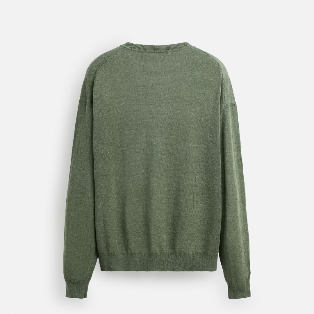 Moudda ZARA - Pull Col Rond Fin - 100% Lin Origins - Tunisie 2