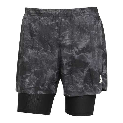 Moudda Adidas - Short Own The Run Spray Dye 2-In-1 - Tunisie 1