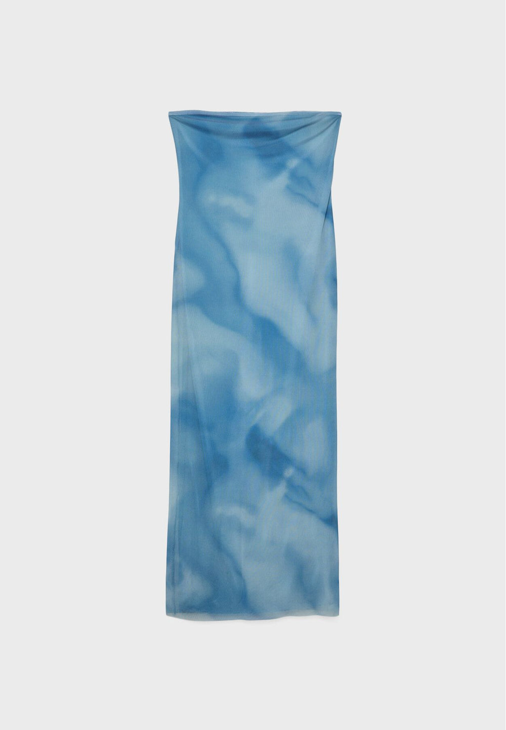 Moudda STRADIVARIUS - Robe Bandeau en Tulle Imprimé - Tunisie 2