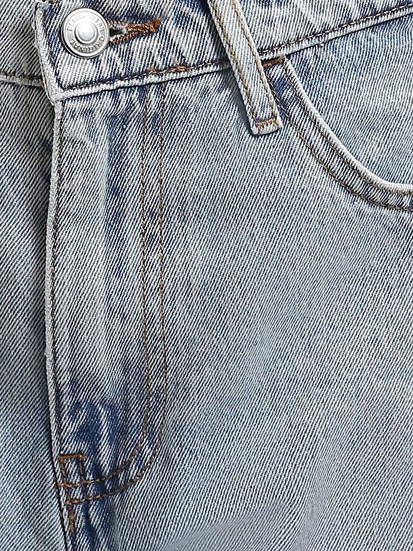 Moudda LC Waikiki - Jean basique en denim couleur Bleu indigo clair rodé pour femmes - Tunisie 3