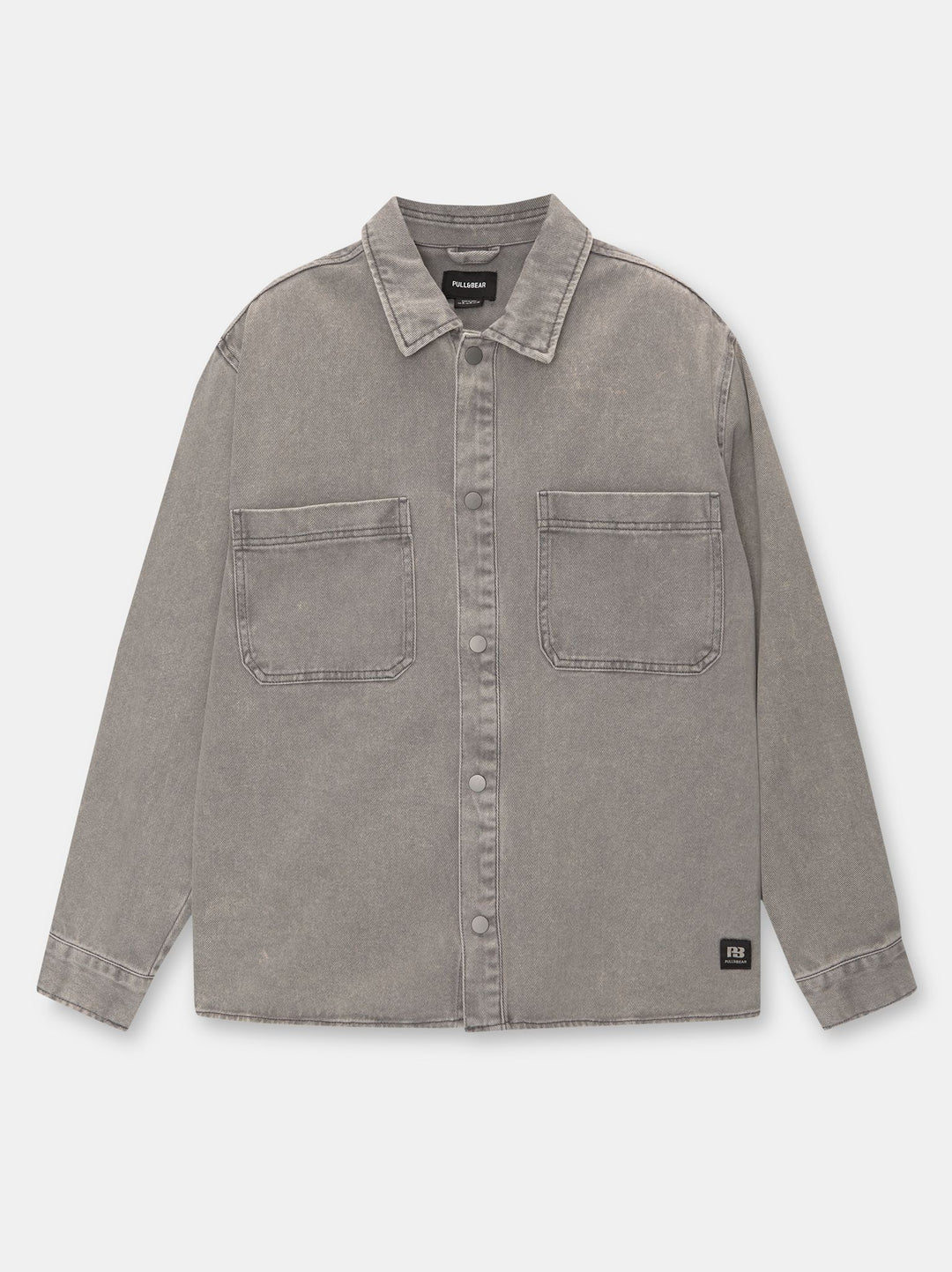 Moudda PULL & BEAR - Surchemise Basique Twill Lavage Acide - Tunisie 1