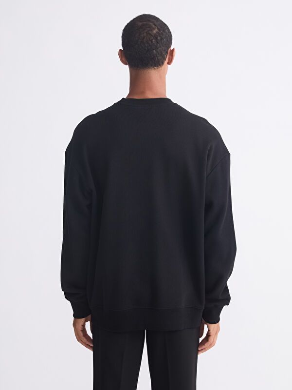 Moudda LC Waikiki - Sweatshirt en jersey Homme Noir - Tunisie 4