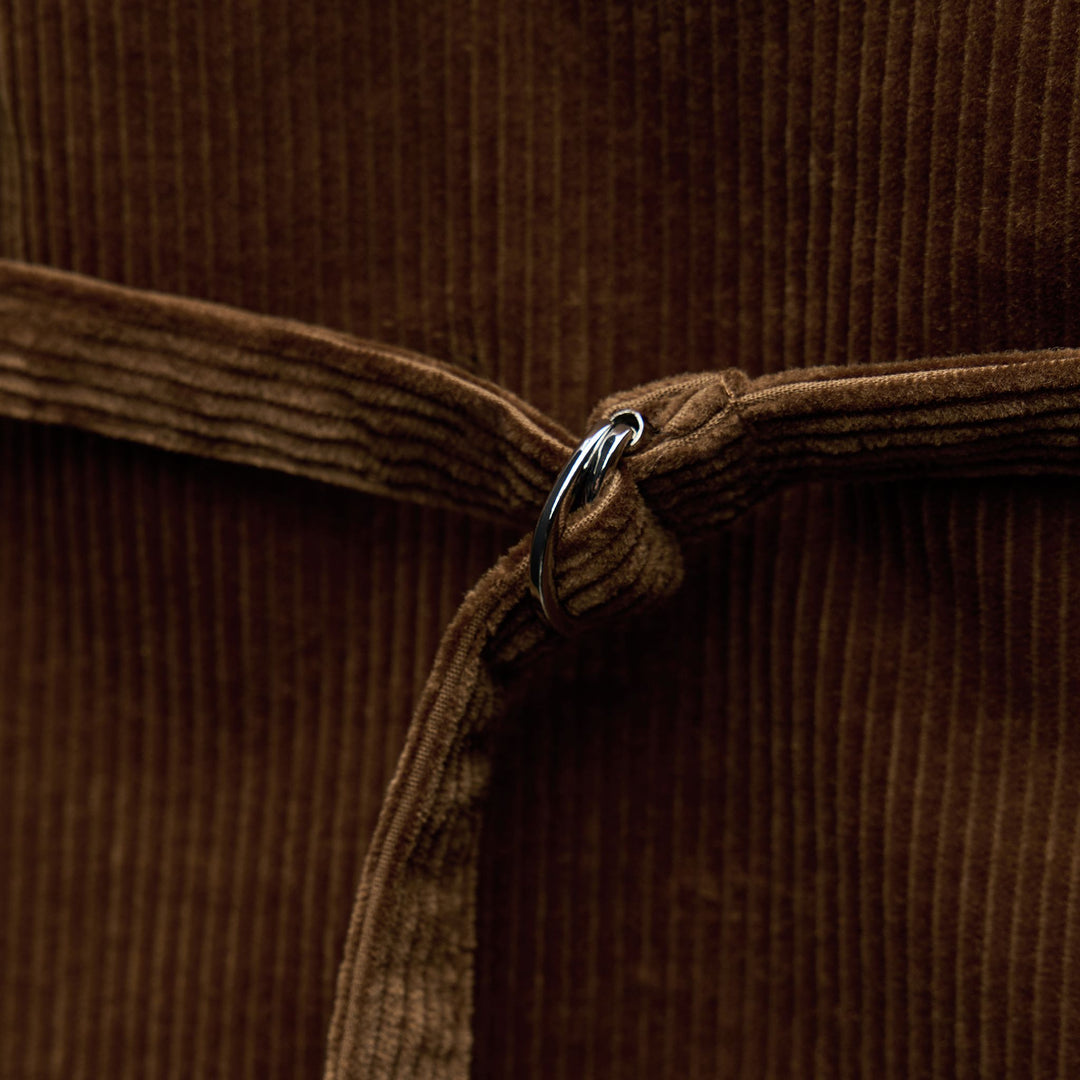 Moudda ZARA - Robe courte velours côtelé manches courtes détail ceinture tissu - Tunisie 4