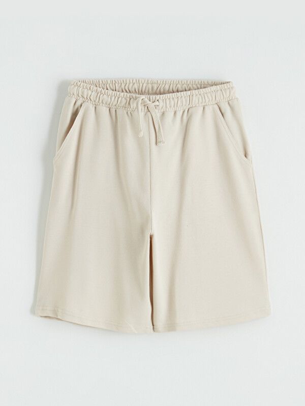 Moudda LC Waikiki - Short en jersey basique pour Garçon couleur Beige - Tunisie 1