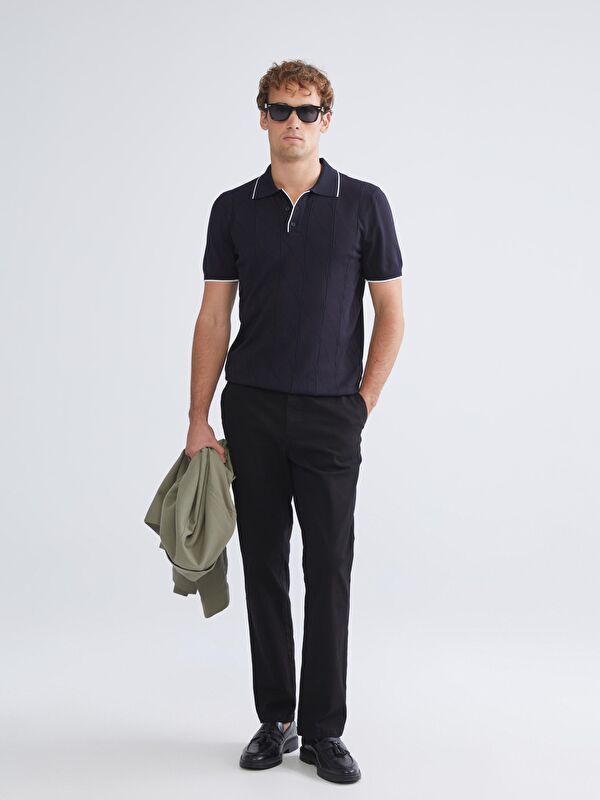 Moudda LC Waikiki - Pantalon chino tissé moyen Homme Noir - Tunisie 1