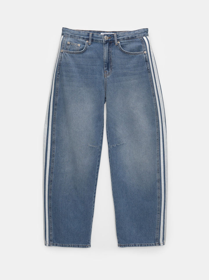 Moudda PULL & BEAR - Pantalon Denim Ballon Rayures - Tunisie 5