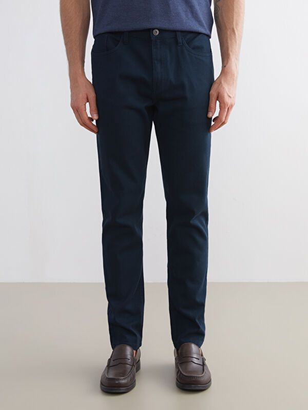 Moudda LC Waikiki - Pantalon chino tissé moyen Homme Marine - Tunisie 2