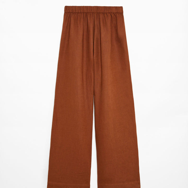 Moudda Oysho - Pantalon 100% Lin Coupe Tailleur Taille Haute - Tunisie 1