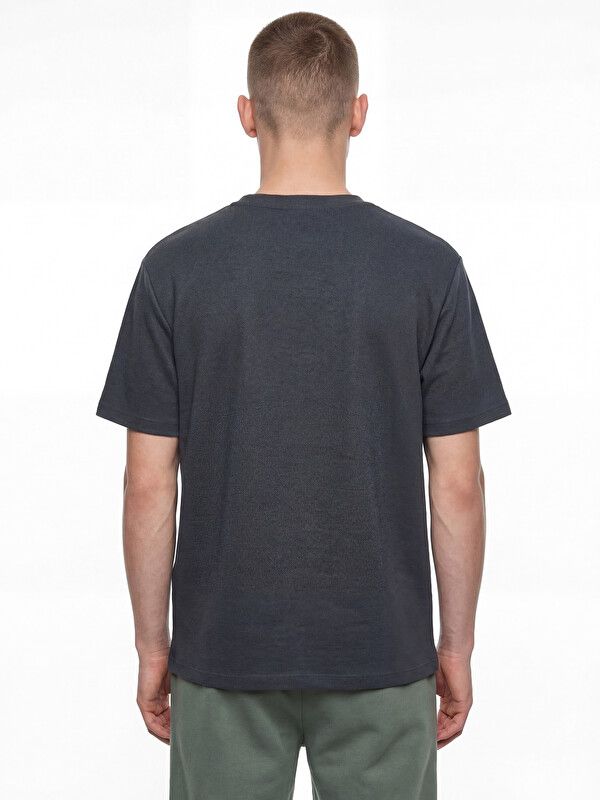 Moudda LC Waikiki - T-shirt imprimé manches courtes en jersey pour Homme couleur Anthracite - Tunisie 4