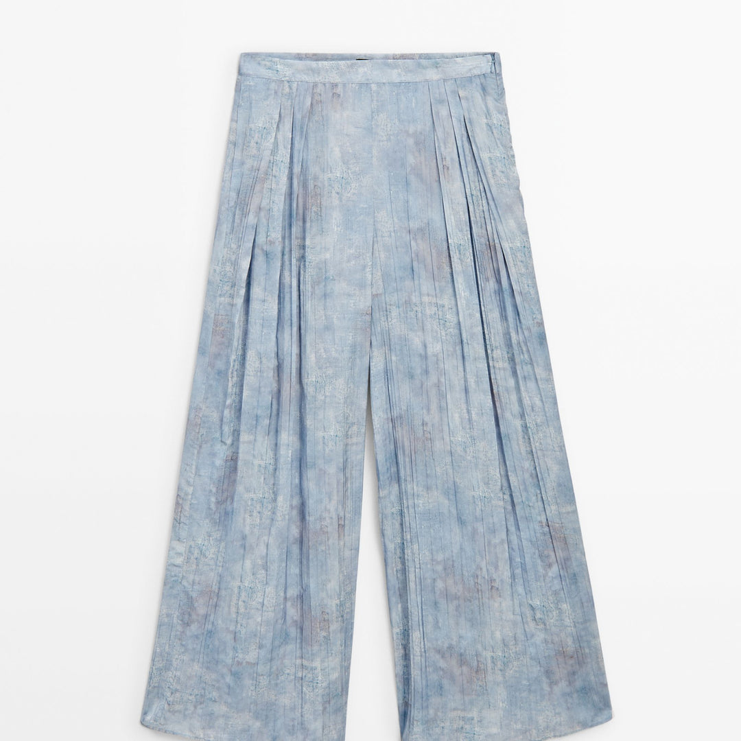 Moudda Massimo Dutti - Pantalon imprimé plissé - Tunisie 1