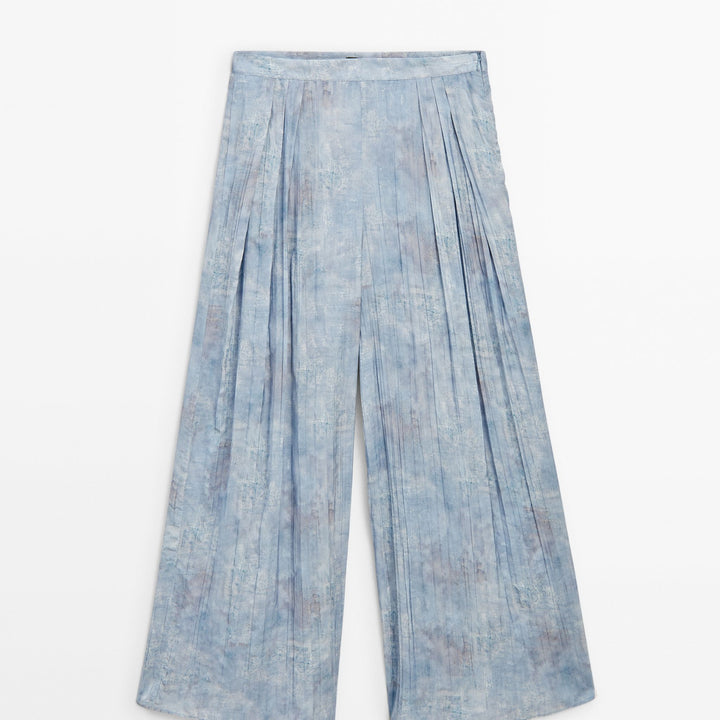 Moudda Massimo Dutti - Pantalon imprimé plissé - Tunisie 1
