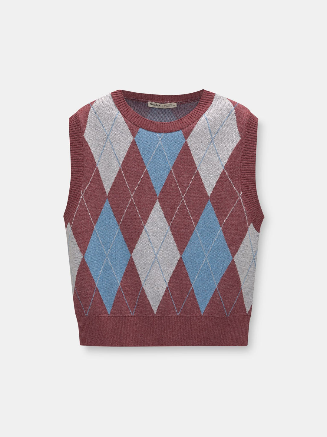 Moudda PULL & BEAR - Gilet Losanges Col V - Tunisie 1
