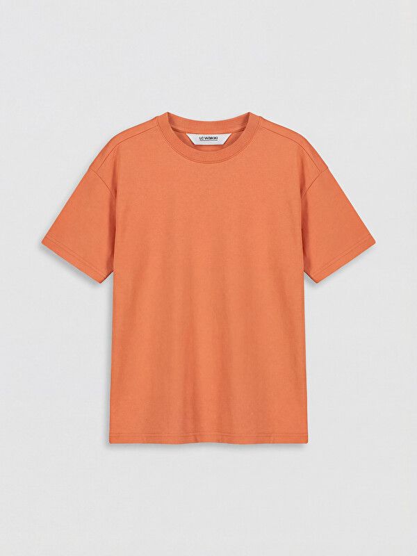 Moudda LC Waikiki - Body basique manches courtes en jersey pour Garçon couleur Orange terne - Tunisie 1