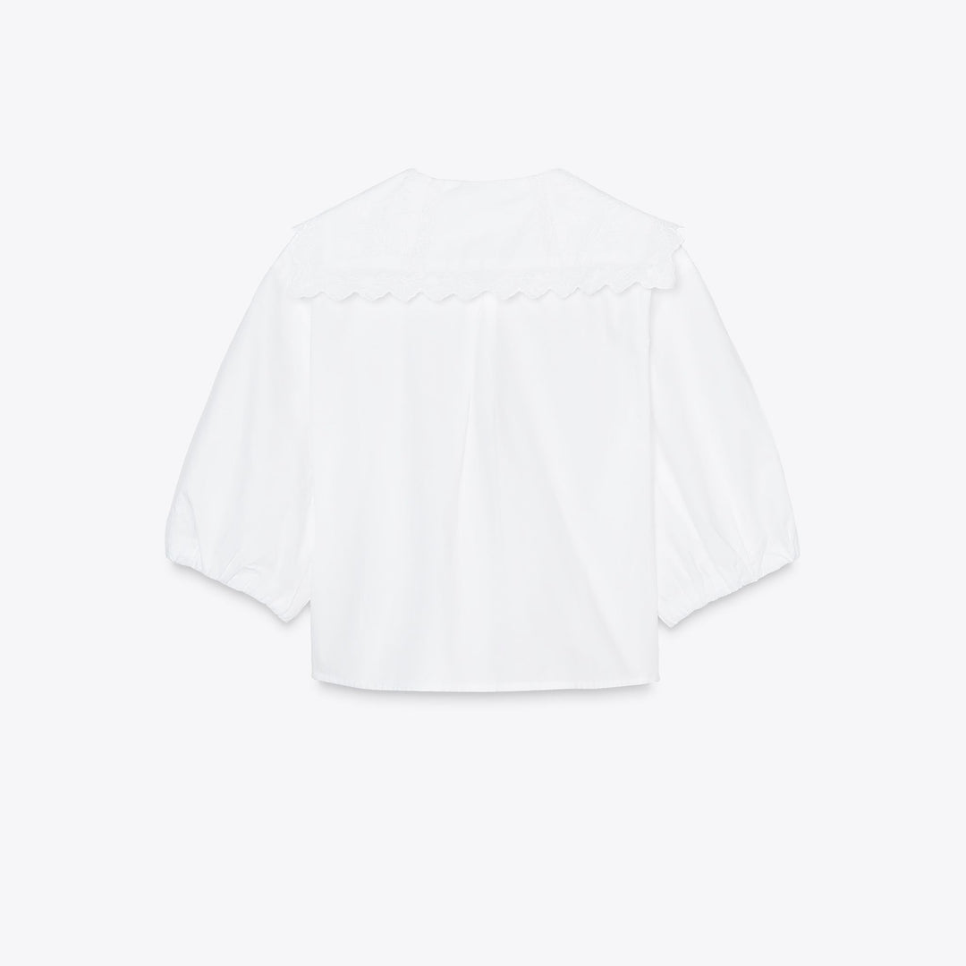 Moudda ZARA - Chemise Popeline Courte - Bobo Brodé - Tunisie 2