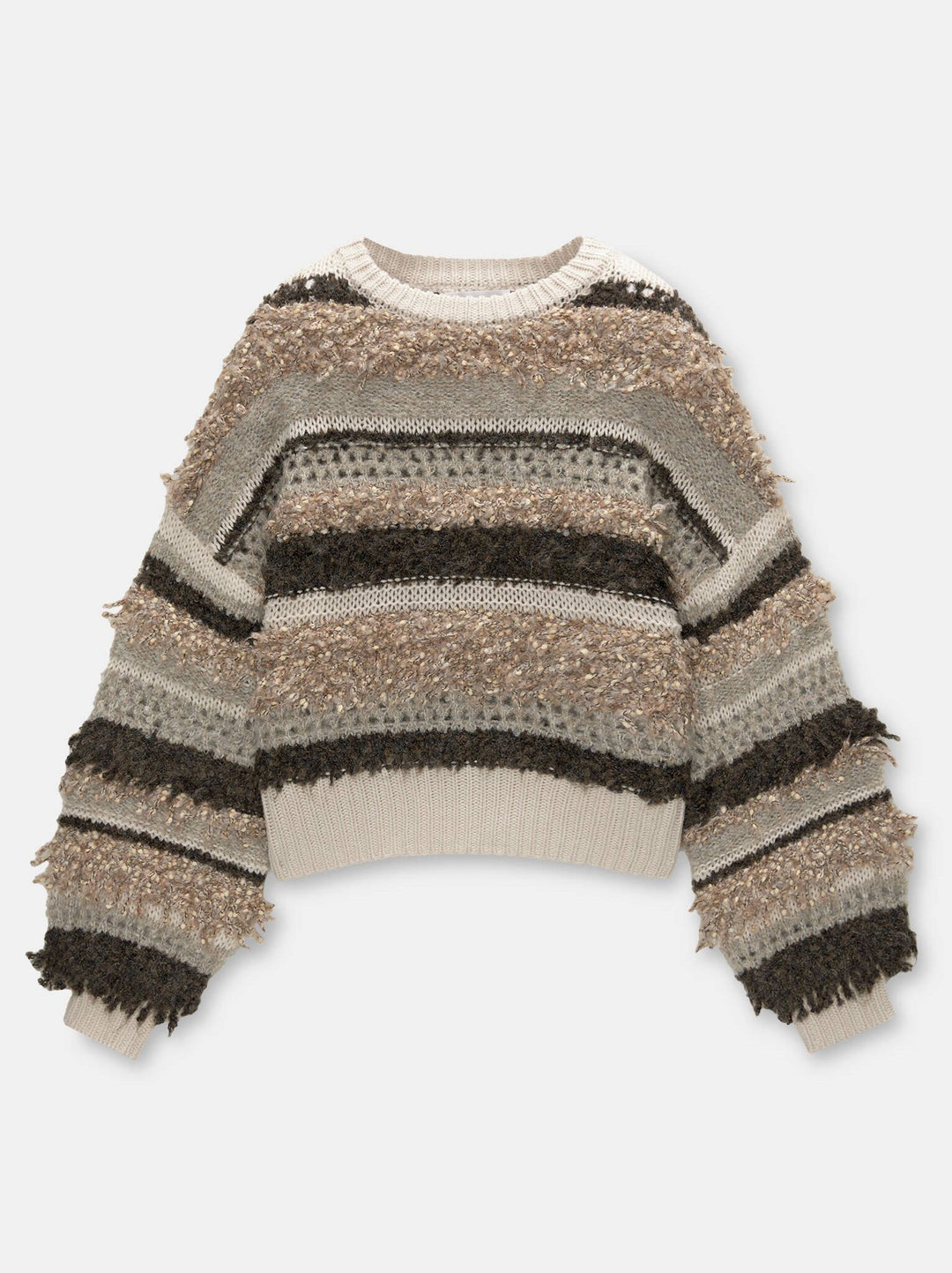 Moudda PULL & BEAR - Pull - Mélange Bandes & Poils - Tunisie 3