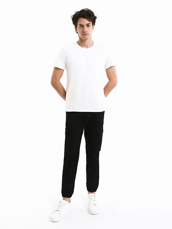 Moudda LC Waikiki - Pantalon cargo tissé Homme Noir - Tunisie 1