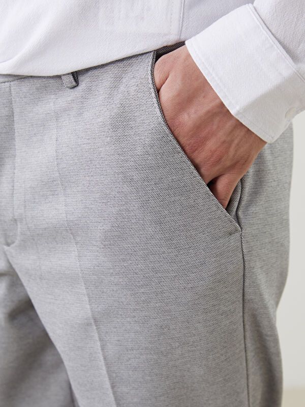 Moudda LC Waikiki - Pantalon chino tissé moyen Homme Mélange de gris - Tunisie 3