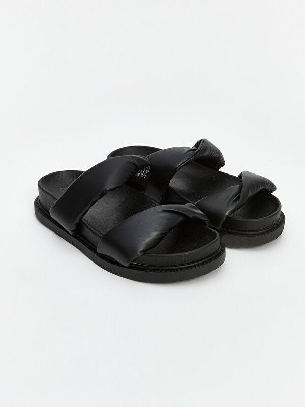 Moudda LC Waikiki - Chaussons stylés pour Femme couleur Noir - Tunisie 1