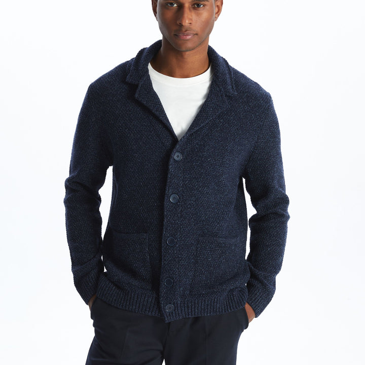 Moudda LC Waikiki - Cardigan en tricot Homme Mélange de la marine - Tunisie 2