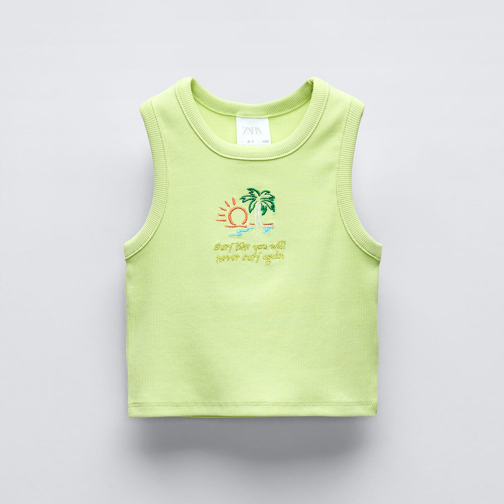Moudda ZARA - T-shirt fille top brodé - Tunisie 2
