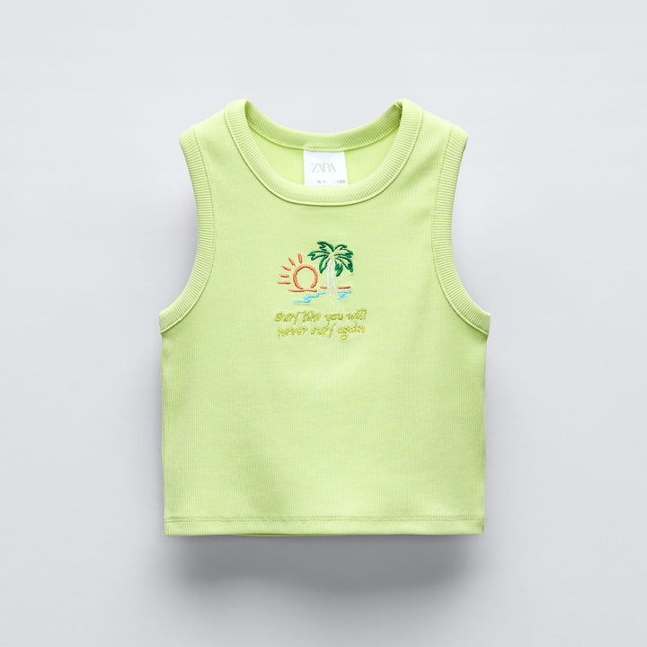 Moudda ZARA - T-shirt fille top brodé - Tunisie 2