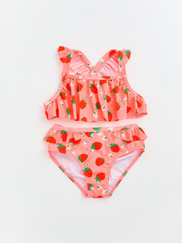 Moudda LC Waikiki - Bikini pour Fille couleur Rose imprimé - Tunisie 1