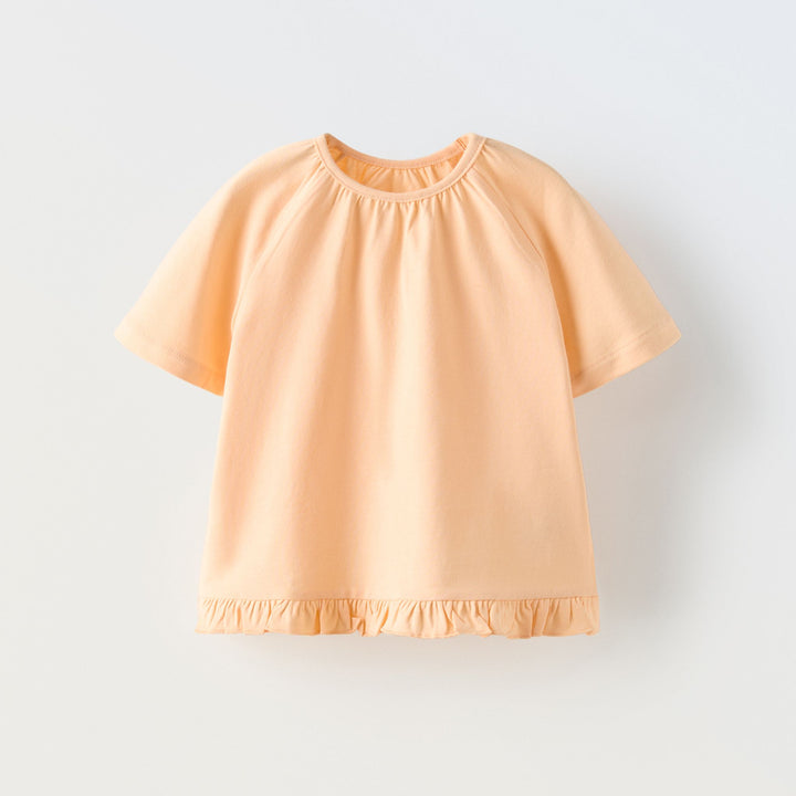 Moudda ZARA - T-shirt enfant volants bas, manches raglan - Tunisie 2