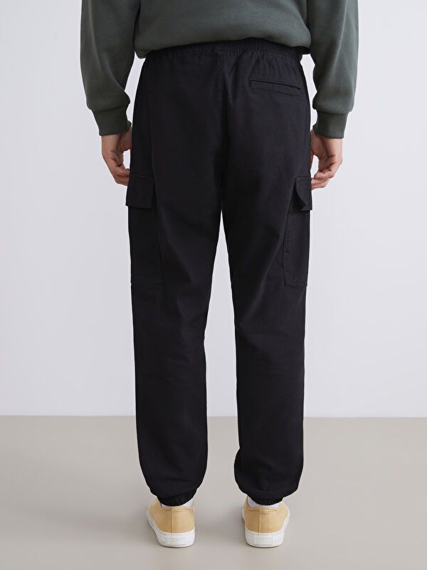 Moudda LC Waikiki - Pantalon cargo tissé Homme Noir - Tunisie 4