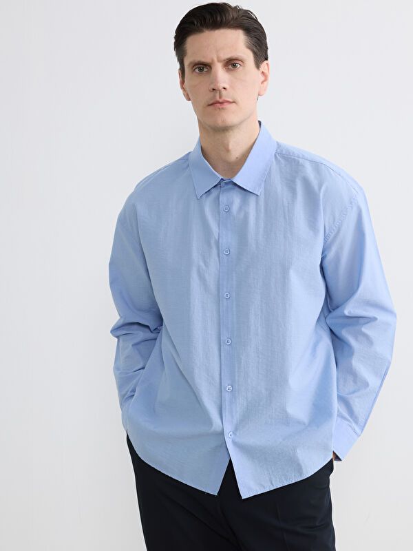 Moudda LC Waikiki - Chemise manches longues en tissu pour Homme - Tunisie 1