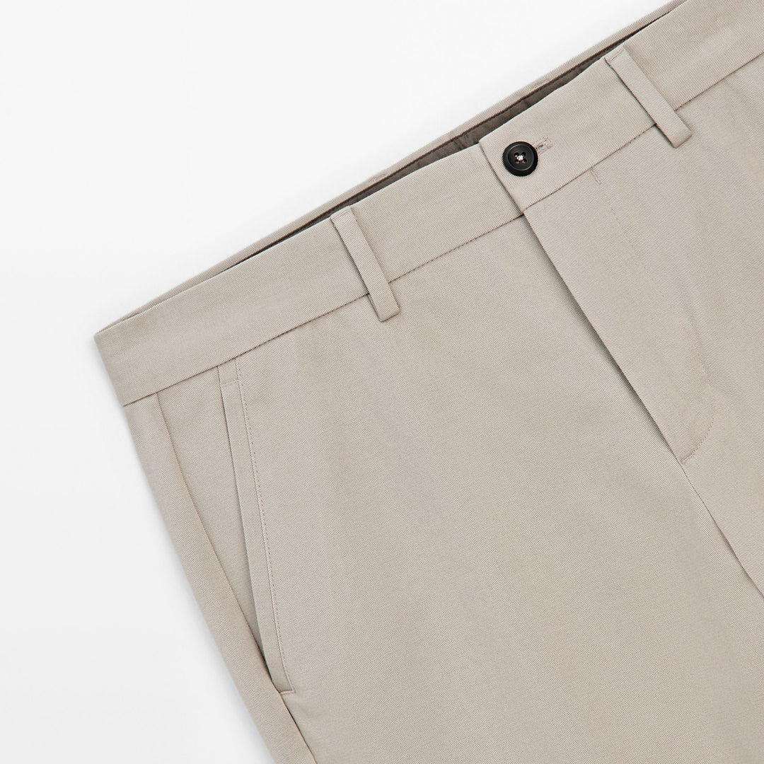 Moudda Massimo Dutti - Pantalon sergé fuselé ceinture - Tunisie 6