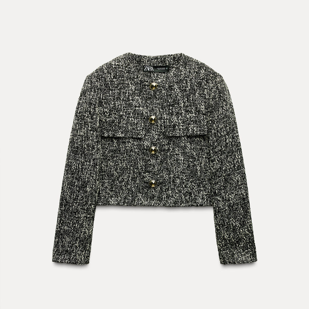 Moudda ZARA - Ensemble blazer tissé, poches à rabat - Tunisie 2