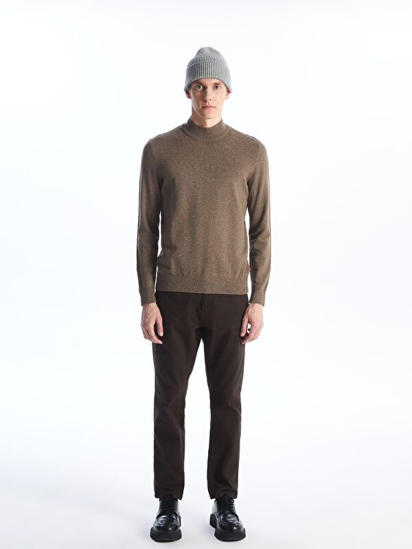 Moudda LC Waikiki - Pull en tricot Homme Mela marron clair - Tunisie 3