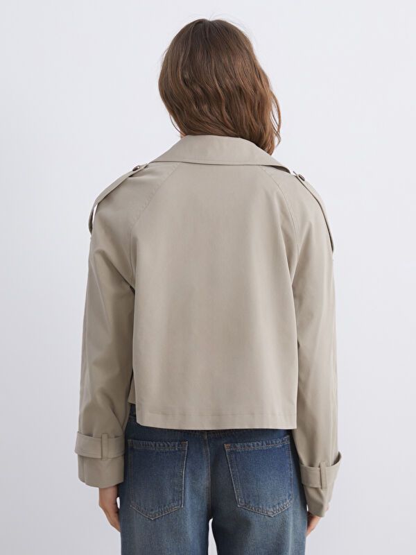 Moudda LC Waikiki - Trench Femme Kaki clair - Tunisie 5