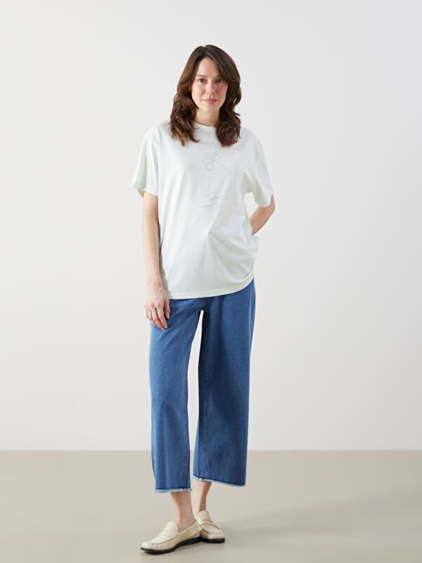 Moudda LC Waikiki - Body en jersey imprimé à manches courtes pour Femmes - Tunisie 2