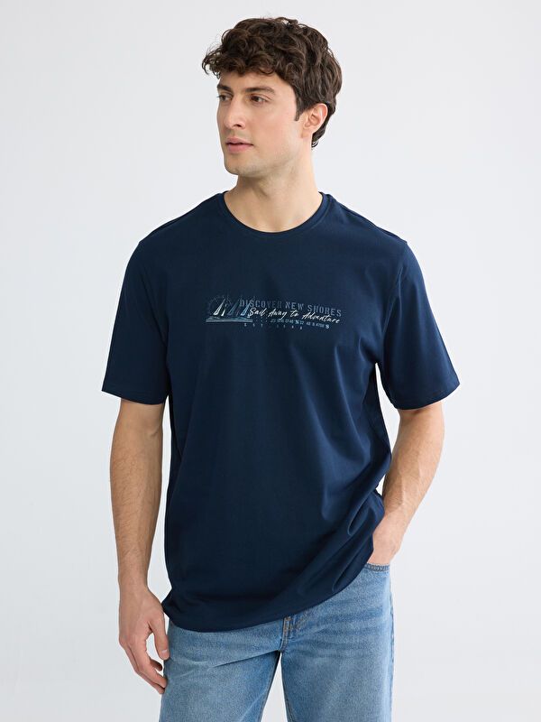 Moudda LC Waikiki - T-shirt imprimé manches courtes en jersey pour Homme - Tunisie 3