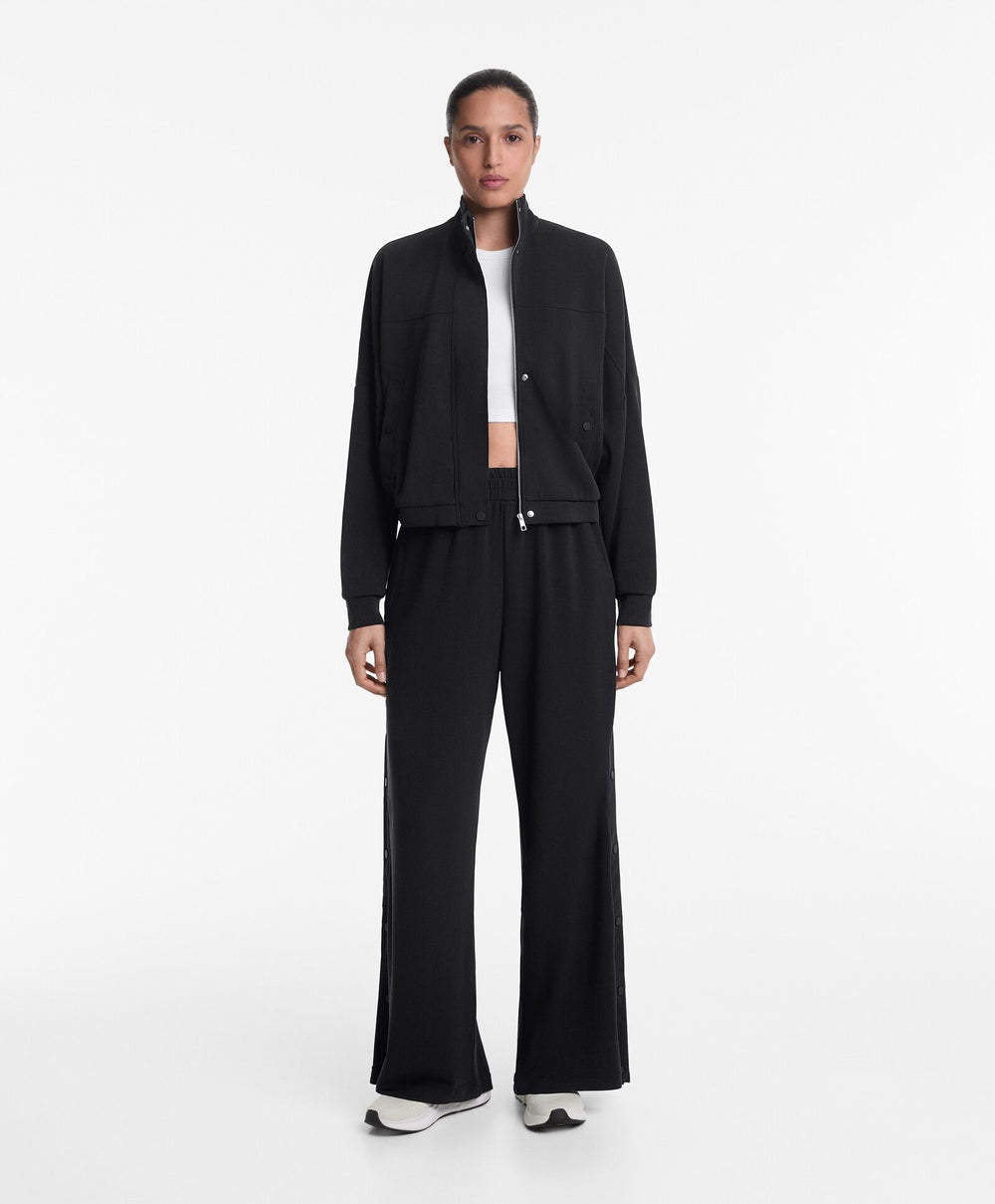 Moudda Oysho - Veste Manches Longues Zip Through - Snaps Basic Modal Premium - Tunisie 2