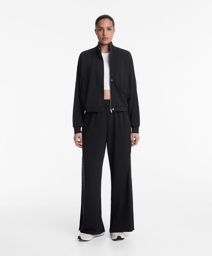 Moudda Oysho - Veste Manches Longues Zip Through - Snaps Basic Modal Premium - Tunisie 2