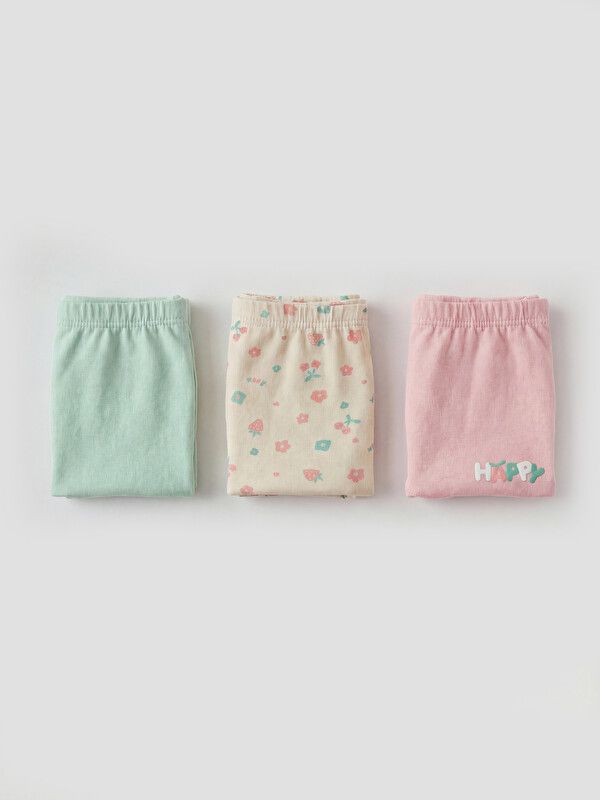 Moudda LC Waikiki - Boxer en jersey pour Fille couleur Crème imprimé - Tunisie 1