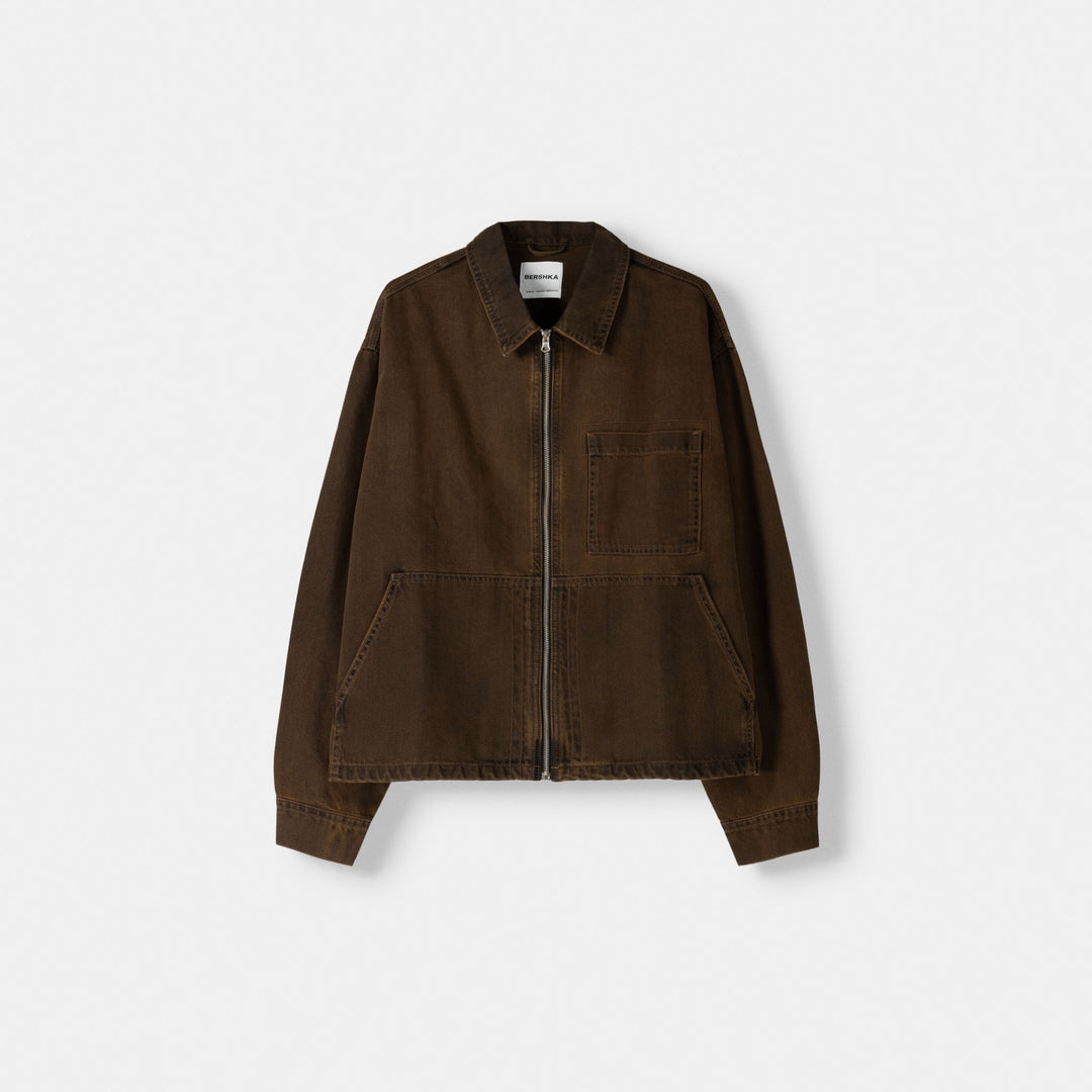 Moudda BERSHKA - Veste en Jean Style Workwear - Tunisie 1